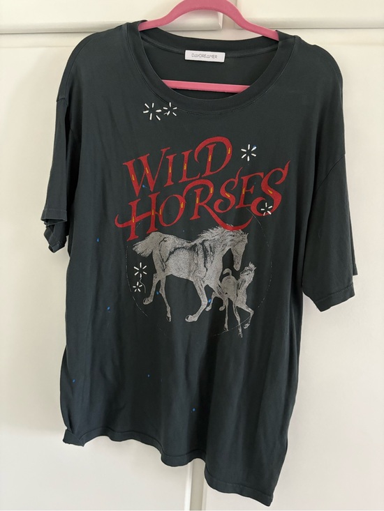 Daydreamer Tops - Daydreamer “Wild Horses" Graphic Tee